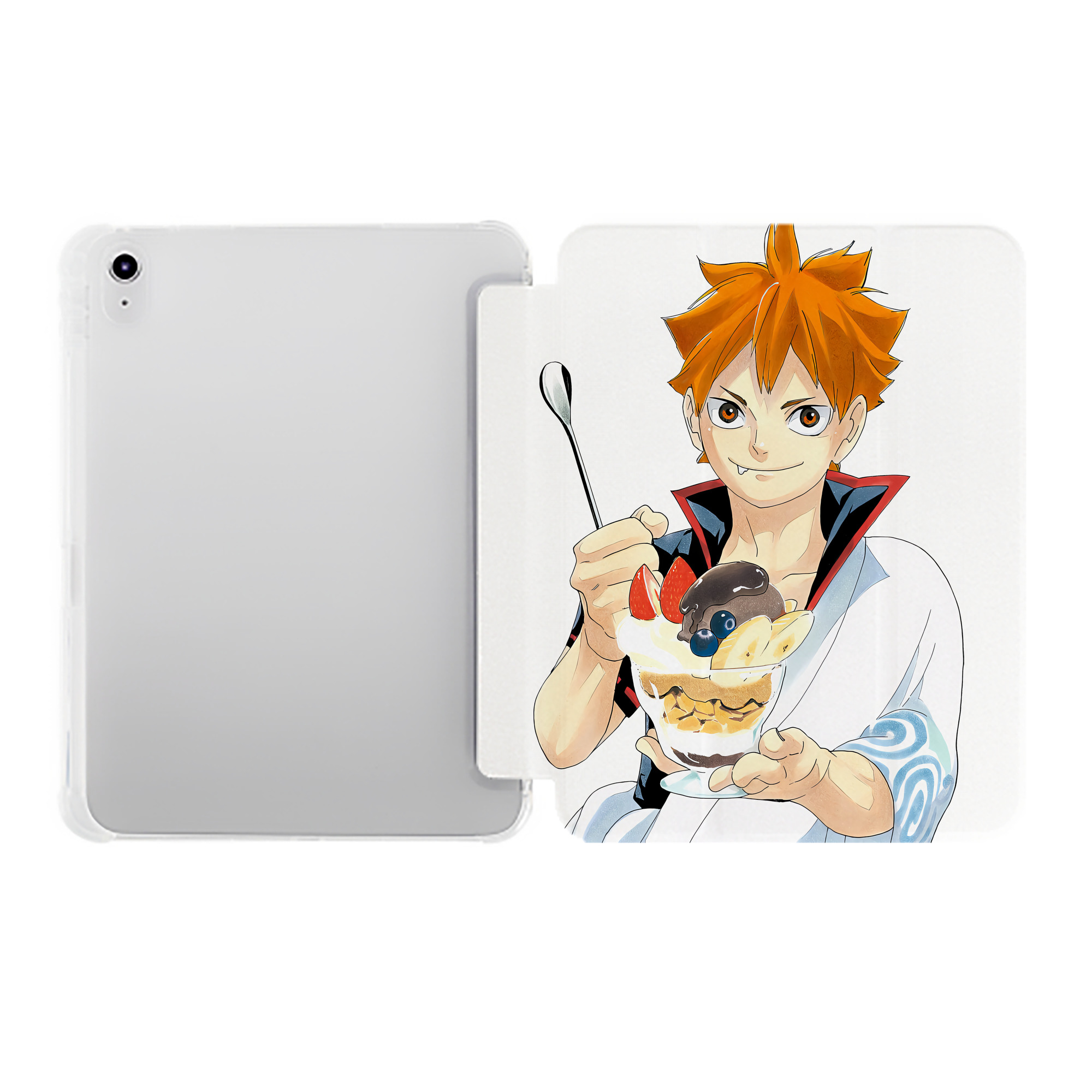 （画像用） ハイキュー!! Haikyu!! IPad ケース ペン収納付き 三つ折りスタンド PUレザー×シリコン 対応機種9.5/10.5/10.9インチ
